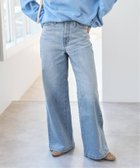 【スピック&スパン/Spick & Span】のSOMETHING / サムシング 別注 NEW LISA WIDE* 人気、トレンドファッション・服の通販 founy(ファニー) ファッション Fashion レディースファッション Fashion for Women コンパクト Compact, Small Size ジーンズ Jeans, Denim Pants ストレッチ Stretch, Stretchy Fabric デニム Denim, Jeans Material パターン Pattern, Design Print フィット Fit, Slim Fit ポケット Pocket, Pocket Detail 別注 Limited Edition, Custom Order ワイド Wide, Wide Fit thumbnail サックスブルー|ID: prp329100004815467 ipo3291000000034975917