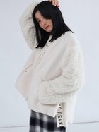 【ラシュッド/LASUD】のMIXボアコンビブルゾン 人気、トレンドファッション・服の通販 founy(ファニー) ファッション Fashion レディースファッション Fashion for Women アウター Coat / Outerwear Collection ブルゾンジャケット・スポーティアウター Blouson Jackets おすすめ Recommended / Our Picks シンプル Simple, Minimal ストール Stole, Wrap フェイクレザー Faux Leather, PU Leather フロント Front, Front Design ブルゾン Blouson, Bomber Jacket ポケット Pocket, Pocket Detail マフラー Scarf, Muffler thumbnail オフホワイト|ID: prp329100004815480 ipo3291000000034976029