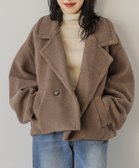 【ラジュール/Lajour】のテディボアショートコート 人気、トレンドファッション・服の通販 founy(ファニー) ファッション Fashion レディースファッション Fashion for Women アウター Coat / Outerwear Collection コート・ロングコート・ピーコート Long Coats, Peacoats & More コンパクト Compact, Small Size ショート Short, Short Length テーラード Tailored, Tailored Fit トレンド Trend, Trending Now thumbnail ブラウン|ID: prp329100004815482 ipo3291000000034976036