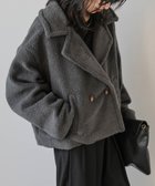 【ラジュール/Lajour】のテディボアショートコート 人気、トレンドファッション・服の通販 founy(ファニー) ファッション Fashion レディースファッション Fashion for Women アウター Coat / Outerwear Collection コート・ロングコート・ピーコート Long Coats, Peacoats & More コンパクト Compact, Small Size ショート Short, Short Length テーラード Tailored, Tailored Fit トレンド Trend, Trending Now thumbnail グレー|ID: prp329100004815482 ipo3291000000034976037