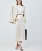 【ロペ/ROPE'】のリネンストレッチポケット付きタイトスカート キナリ(16)|ID: prp329100004815493 ipo3291000000035087855