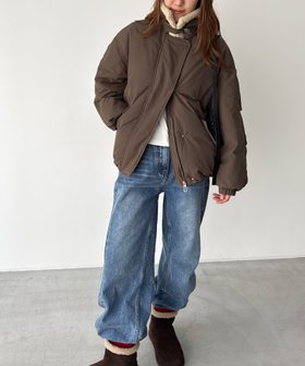 【キャナルジーン/CANAL JEAN】のEl mar ボア襟ダウンジャケット 人気、トレンドファッション・服の通販 founy(ファニー) ファッション Fashion レディースファッション Fashion for Women アウター Coat / Outerwear Collection レディースジャケット・軽アウター Jackets ギャザー Gathered, Ruffled ジャケット Jacket, Outerwear ダウン Down, Puffer ハイネック High Neck, Mock Neck フェザー Feather, Feather Detail フェミニン Feminine, Girly ポケット Pocket, Pocket Detail 軽量 Lightweight, Ultra Light 防寒 Cold Protection, Winter-Ready |ID:prp329100004815495