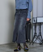 【メゾンスペシャル/MAISON SPECIAL】の2way High Waist Denim Skirt 人気、トレンドファッション・服の通販 founy(ファニー) ファッション Fashion レディースファッション Fashion for Women スカート Skirts デニムスカート・カジュアルスカート Denim Skirts スリット Slit, Slit Detail デニム Denim, Jeans Material thumbnail BLK|ID: prp329100004815499 ipo3291000000034976183