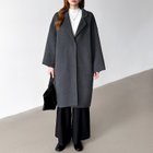 【ココモモ/COCOMOMO】の大人きれいめ コート ウールコート ロングコート レディース チェスターコート 人気、トレンドファッション・服の通販 founy(ファニー) ファッション Fashion レディースファッション Fashion for Women アウター Coat / Outerwear Collection コート・ロングコート・ピーコート Long Coats, Peacoats & More チェスターコート・ロング丈アウター Chester Coats / Chesterfield Long Coats チェスターコート Chester Coat, Long Coat フォルム Silhouette, Form ロング Long, Long-Length ビジネス 仕事 通勤 Business / Work / Commuting thumbnail ダークグレー|ID: prp329100004815517 ipo3291000000034976358