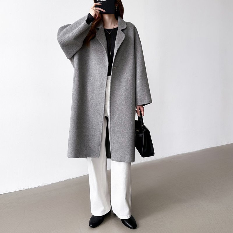 【ココモモ/COCOMOMO】の大人きれいめ コート ウールコート ロングコート レディース チェスターコート インテリア・キッズ・メンズ・レディースファッション・服の通販 founy(ファニー) 　ファッション　Fashion　レディースファッション　Fashion for Women　アウター　Coat / Outerwear Collection　コート・ロングコート・ピーコート　Long Coats, Peacoats & More　チェスターコート・ロング丈アウター　Chester Coats / Chesterfield Long Coats　チェスターコート　Chester Coat, Long Coat　フォルム　Silhouette, Form　ロング　Long, Long-Length　ビジネス 仕事 通勤　Business / Work / Commuting　グレー|ID: prp329100004815517 ipo3291000000034976359