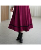 【ミッシュマッシュ/MISCH MASCH】のMM547218 裾配色フレアスカート 人気、トレンドファッション・服の通販 founy(ファニー) ファッション Fashion レディースファッション Fashion for Women スカート Skirts Aライン・フレアスカート A-Line & Flared Skirts フェミニン Feminine, Girly フレア Flare, Flared エレガント 上品 Elegant thumbnail ワイン|ID: prp329100004815519 ipo3291000000034976364