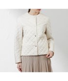 【アマカ/AMACA】のダイヤキルトノーカラージャケット 人気、トレンドファッション・服の通販 founy(ファニー) ファッション Fashion レディースファッション Fashion for Women アウター Coat / Outerwear Collection レディースジャケット・軽アウター Jackets ノーカラージャケット / シンプル上品コーデ Collarless Jackets キルティング Quilted, Quilting ショート Short, Short Length ジャケット Jacket, Outerwear ドット Polka Dot, Dot Pattern バランス Balance, Style Balance フロント Front, Front Design 春 Spring thumbnail ホワイト|ID: prp329100004815520 ipo3291000000034976369