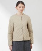 【アマカ/AMACA】のダイヤキルトノーカラージャケット 人気、トレンドファッション・服の通販 founy(ファニー) ファッション Fashion レディースファッション Fashion for Women アウター Coat / Outerwear Collection レディースジャケット・軽アウター Jackets ノーカラージャケット / シンプル上品コーデ Collarless Jackets キルティング Quilted, Quilting ショート Short, Short Length ジャケット Jacket, Outerwear ドット Polka Dot, Dot Pattern バランス Balance, Style Balance フロント Front, Front Design 春 Spring thumbnail ベージュ|ID: prp329100004815520 ipo3291000000034976370