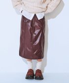 【ジーナシス/JEANASiS】のレザーペンシルミディスカート 人気、トレンドファッション・服の通販 founy(ファニー) ファッション Fashion レディースファッション Fashion for Women スカート Skirts おすすめ Recommended / Our Picks シンプル Simple, Minimal ジャケット Jacket, Outerwear スウェット / スエット Sweatshirt, Sweatwear スリット Slit, Slit Detail トレンド Trend, Trending Now フェイクレザー Faux Leather, PU Leather ポケット Pocket, Pocket Detail A/W・秋冬 Autumn/Winter thumbnail ブラウン|ID: prp329100004815526 ipo3291000000034976417