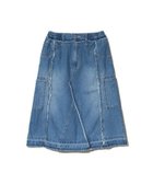 【ゴースローキャラバン/go slow caravan】のmililopiulu/ミリロピュール リメイクナローデニムスカート (WOMENS) 人気、トレンドファッション・服の通販 founy(ファニー) ファッション Fashion レディースファッション Fashion for Women スカート Skirts デニムスカート・カジュアルスカート Denim Skirts デニム Denim, Jeans Material リメイク Remake, Reconstructed ヴィンテージ Vintage Style thumbnail ブルー|ID: prp329100004815529 ipo3291000000034976432