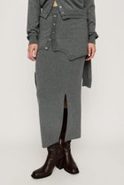 【スライ/SLY】のDOCKING KNIT スカート 人気、トレンドファッション・服の通販 founy(ファニー) ファッション Fashion レディースファッション Fashion for Women スカート Skirts カーディガン Cardigan, Knitwear コンパクト Compact, Small Size 今季 This Season, Current Season シンプル Simple, Minimal スニーカー Sneakers, Trainers セットアップ Set-Up, Coordinated Outfit トレンド Trend, Trending Now フロント Front, Front Design おすすめ Recommended / Our Picks thumbnail T.GRY|ID: prp329100004815535 ipo3291000000034976487