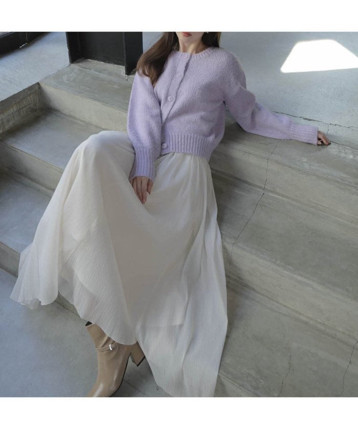 【ノエラ/Noela】のメローフリルシアースカート インテリア・キッズ・メンズ・レディースファッション・服の通販 founy(ファニー) https://founy.com/ ファッション Fashion レディースファッション Fashion for Women スカート Skirts シアー Sheer, See-Through トレンド Trend, Trending Now ポケット Pocket, Pocket Detail 冬 Winter / This Winter |ID: prp329100004815540 ipo3291000000034976553