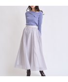 【ノエラ/Noela】のメローフリルシアースカート グレー|ID: prp329100004815540 ipo3291000000034976555