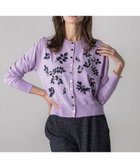 【ビアッジョブルー/Viaggio Blu】の【新色追加】ボタニカルモチーフ刺繍カーディガン 人気、トレンドファッション・服の通販 founy(ファニー) ファッション Fashion レディースファッション Fashion for Women トップス・カットソー Cut & Sew Tops カーディガン・羽織り Layered Style Cardigans 秋 Autumn カーディガン Cardigan, Knitwear ストレッチ Stretch, Stretchy Fabric パール Pearl, Pearl Accent モチーフ Motif, Design Theme A/W・秋冬 Autumn/Winter エレガント 上品 Elegant 2025年 2025 2025-2026秋冬・A/W Autumn/Winter 2025–26 AW25–26 thumbnail パープル|ID: prp329100004815550 ipo3291000000034976658
