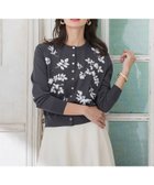 【ビアッジョブルー/Viaggio Blu】の【新色追加】ボタニカルモチーフ刺繍カーディガン 人気、トレンドファッション・服の通販 founy(ファニー) ファッション Fashion レディースファッション Fashion for Women トップス・カットソー Cut & Sew Tops カーディガン・羽織り Layered Style Cardigans 秋 Autumn カーディガン Cardigan, Knitwear ストレッチ Stretch, Stretchy Fabric パール Pearl, Pearl Accent モチーフ Motif, Design Theme A/W・秋冬 Autumn/Winter エレガント 上品 Elegant 2025年 2025 2025-2026秋冬・A/W Autumn/Winter 2025–26 AW25–26 thumbnail チャコールグレー|ID: prp329100004815550 ipo3291000000034976659