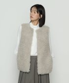 【コムサ/COMME CA】のシープボア調 フェイクファージレ 人気、トレンドファッション・服の通販 founy(ファニー) ファッション Fashion レディースファッション Fashion for Women アウター Coat / Outerwear Collection トップス・カットソー Cut & Sew Tops ベスト&ジレ / 重ね着スタイル Vests & Gilets アクセサリー Fashion Accessories インナー Innerwear ウェーブ Wavy Pattern スタイリッシュ Stylish, Fashionable フェイクファー Faux Fur, Imitation Fur フランス France, French ポケット Pocket, Pocket Detail ミックス Mix, Mixed Style リアル Real, Realistic A/W・秋冬 Autumn/Winter おすすめ Recommended / Our Picks thumbnail 03:ライトグレー|ID: prp329100004815554 ipo3291000000034976685