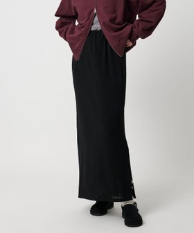 【シテン/CITEN】のCITEN ブークレカットナロースカート 人気、トレンドファッション・服の通販 founy(ファニー) ファッション Fashion レディースファッション Fashion for Women スカート Skirts 秋 Autumn カットソー Cut and Sewn Top シンプル Simple, Minimal スウェット / スエット Sweatshirt, Sweatwear スリット Slit, Slit Detail フィット Fit, Slim Fit マニッシュ Mannish, Boyish ルーズ Loose, Oversized ループ Loop, Loop Knit おすすめ Recommended / Our Picks |ID:prp329100004815565