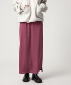 【シテン/CITEN】のCITEN ブークレカットナロースカート 人気、トレンドファッション・服の通販 founy(ファニー) ファッション Fashion レディースファッション Fashion for Women スカート Skirts 秋 Autumn カットソー Cut and Sewn Top シンプル Simple, Minimal スウェット / スエット Sweatshirt, Sweatwear スリット Slit, Slit Detail フィット Fit, Slim Fit マニッシュ Mannish, Boyish ルーズ Loose, Oversized ループ Loop, Loop Knit おすすめ Recommended / Our Picks thumbnail WINE|ID: prp329100004815565 ipo3291000000034976770