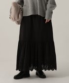 【エルーラ/Elura】のコットンレーススカート/622313 人気、トレンドファッション・服の通販 founy(ファニー) ファッション Fashion レディースファッション Fashion for Women スカート Skirts ギャザー Gathered, Ruffled スニーカー Sneakers, Trainers トレンド Trend, Trending Now バランス Balance, Style Balance リラックス Relax, Relaxed Fit レース Lace, Lace Fabric エレガント 上品 Elegant 切替 Switching, Contrast Panel thumbnail ブラック09|ID: prp329100004815573 ipo3291000000034976834