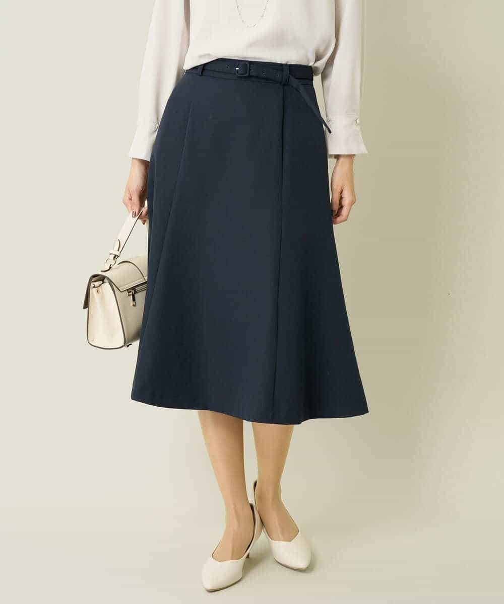 【アー ヴェー ヴェー/a.v.v】の【洗える/イージーケア】ダブルクロスフレアスカート 人気、トレンドファッション・服の通販 founy(ファニー) 　ファッション　Fashion　レディースファッション　Fashion for Women　スカート　Skirts　Aライン・フレアスカート　A-Line & Flared Skirts　洗える　Machine Washable　クロップド　Cropped, Short Length　ジャケット　Jacket, Outerwear　ストレッチ　Stretch, Stretchy Fabric　ストレート　Straight, Straight Cut　セットアップ　Set-Up, Coordinated Outfit　バランス　Balance, Style Balance　フォーマル　Formal, Dressy　フレア　Flare, Flared　ワイド　Wide, Wide Fit　再入荷　Restock / Back in Stock　セレモニー　Ceremony　入学式　Entrance Ceremony　卒業式　Graduation Ceremony　ビジネス 仕事 通勤　Business / Work / Commuting　 other-1|ID: prp329100004815574 ipo3291000000034976846