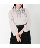 【ストロベリーフィールズ/STRAWBERRY FIELDS】のギャザーフリルリボンブラウス 人気、トレンドファッション・服の通販 founy(ファニー) ファッション Fashion レディースファッション Fashion for Women トップス・カットソー Cut & Sew Tops シャツ・ブラウス・オフィスカジュアル Elegant Blouses & Button-Ups thumbnail ライトグレー2|ID: prp329100004815586 ipo3291000000034976979