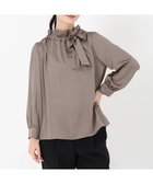 【ストロベリーフィールズ/STRAWBERRY FIELDS】のギャザーフリルリボンブラウス 人気、トレンドファッション・服の通販 founy(ファニー) ファッション Fashion レディースファッション Fashion for Women トップス・カットソー Cut & Sew Tops シャツ・ブラウス・オフィスカジュアル Elegant Blouses & Button-Ups thumbnail うす茶|ID: prp329100004815586 ipo3291000000034976982