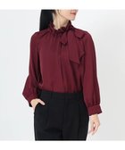 【ストロベリーフィールズ/STRAWBERRY FIELDS】のギャザーフリルリボンブラウス 人気、トレンドファッション・服の通販 founy(ファニー) ファッション Fashion レディースファッション Fashion for Women トップス・カットソー Cut & Sew Tops シャツ・ブラウス・オフィスカジュアル Elegant Blouses & Button-Ups thumbnail ボルドー|ID: prp329100004815586 ipo3291000000034976988