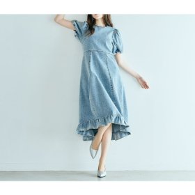 【ローズティアラ/Rose Tiara】のライトデニムボリュームスリーブワンピース 人気、トレンドファッション・服の通販 founy(ファニー) ファッション Fashion レディースファッション Fashion for Women ワンピース Dresses 切替 Switching, Contrast Panel スタンダード Standard, Basic スマート Smart, Elegant スリーブ Sleeve, Long Sleeve / Short Sleeve デニム Denim, Jeans Material フェミニン Feminine, Girly プリント Print, Printed Pattern ポケット Pocket, Pocket Detail エレガント 上品 Elegant |ID:prp329100004815599