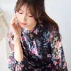 【ローズティアラ/Rose Tiara】のシフォンプリントワンピース 人気、トレンドファッション・服の通販 founy(ファニー) ファッション Fashion レディースファッション Fashion for Women ワンピース Dresses クラシカル Classical, Vintage-Inspired シフォン Chiffon, Lightweight Fabric フィット Fit, Slim Fit フリル Frill, Ruffle プリント Print, Printed Pattern ポケット Pocket, Pocket Detail マキシ Maxi, Full Length リボン Ribbon, Bow thumbnail ブラック|ID: prp329100004815600 ipo3291000000034977077