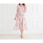 【ローズティアラ/Rose Tiara】のシフォンプリントワンピース 人気、トレンドファッション・服の通販 founy(ファニー) ファッション Fashion レディースファッション Fashion for Women ワンピース Dresses クラシカル Classical, Vintage-Inspired シフォン Chiffon, Lightweight Fabric フィット Fit, Slim Fit フリル Frill, Ruffle プリント Print, Printed Pattern ポケット Pocket, Pocket Detail マキシ Maxi, Full Length リボン Ribbon, Bow thumbnail ピンク|ID: prp329100004815600 ipo3291000000034977078