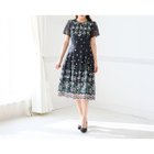 【ローズティアラ/Rose Tiara】のオーガンジー吹上刺繍ワンピース 人気、トレンドファッション・服の通販 founy(ファニー) ファッション Fashion レディースファッション Fashion for Women ワンピース Dresses オーガンジー Organza Fabric カーディガン Cardigan, Knitwear フラワー Flower, Floral ポケット Pocket, Pocket Detail リボン Ribbon, Bow レース Lace, Lace Fabric エレガント 上品 Elegant thumbnail ブラック|ID: prp329100004815602 ipo3291000000034977084