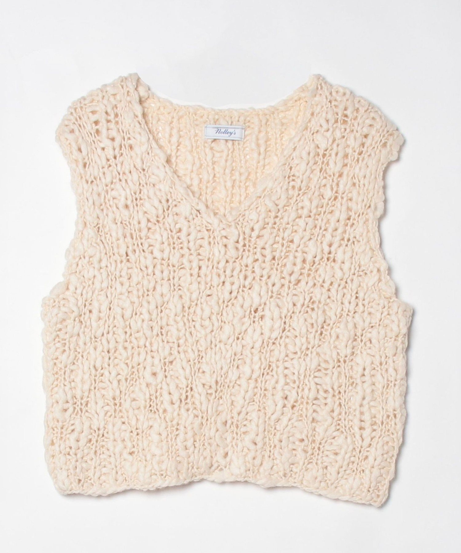 【ノーリーズ/NOLLEY'S】のVネックニットベスト インテリア・キッズ・メンズ・レディースファッション・服の通販 founy(ファニー) ファッション Fashion レディースファッション Fashion for Women アウター Coat / Outerwear Collection トップス・カットソー Cut & Sew Tops ニット Knit Tops & Sweaters ベスト&ジレ / 重ね着スタイル Vests & Gilets Vネックトップス V-Neck Tops / V-Cut Neckline Shirts 2026年 2026 おすすめ Recommended / Our Picks シンプル Simple, Minimal デニム Denim, Jeans Material ベスト Vest, Waistcoat ロング Long, Long-Length 春 Spring 秋 Autumn オフホワイト|ID: prp329100004815604 ipo3291000000034977097