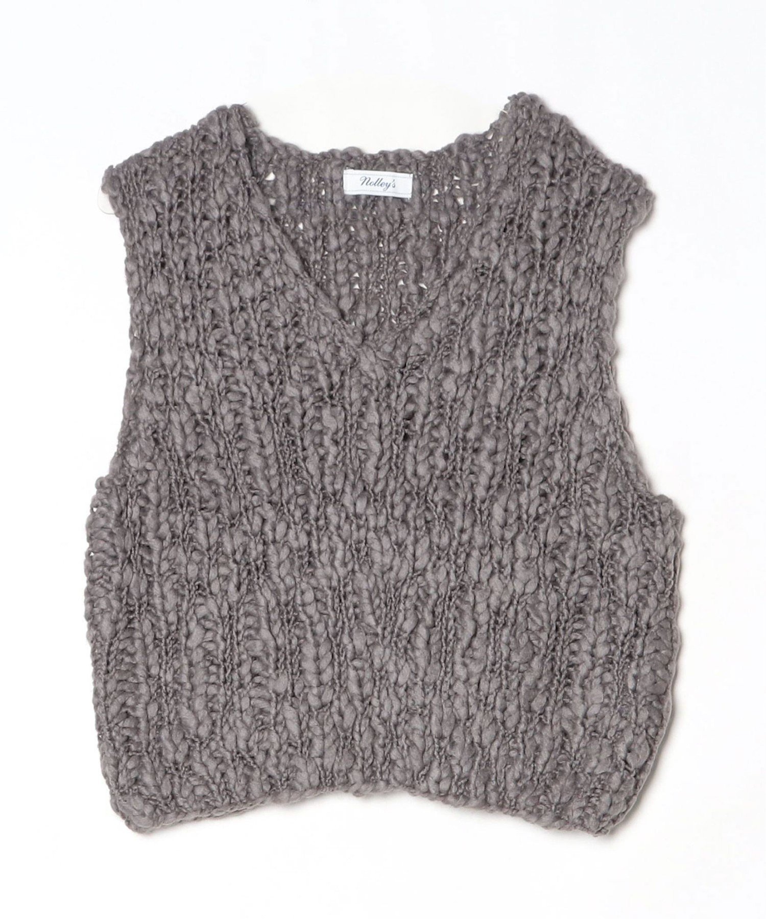 【ノーリーズ/NOLLEY'S】のVネックニットベスト インテリア・キッズ・メンズ・レディースファッション・服の通販 founy(ファニー) ファッション Fashion レディースファッション Fashion for Women アウター Coat / Outerwear Collection トップス・カットソー Cut & Sew Tops ニット Knit Tops & Sweaters ベスト&ジレ / 重ね着スタイル Vests & Gilets Vネックトップス V-Neck Tops / V-Cut Neckline Shirts 2026年 2026 おすすめ Recommended / Our Picks シンプル Simple, Minimal デニム Denim, Jeans Material ベスト Vest, Waistcoat ロング Long, Long-Length 春 Spring 秋 Autumn チャコールグレー|ID: prp329100004815604 ipo3291000000034977098