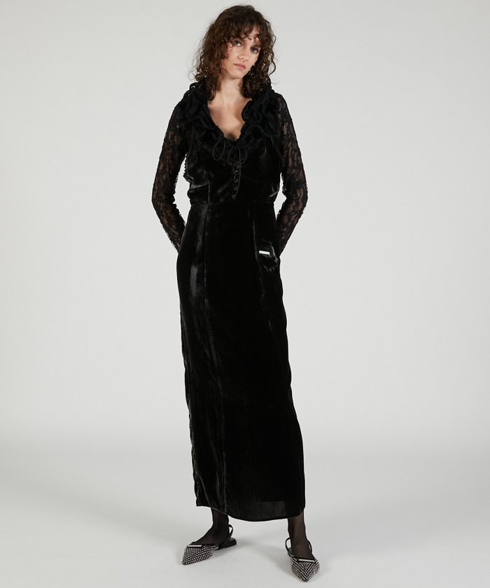 【プランク プロジェクト/PRANK PROJECT】の2WAYベロアキャミドレス インテリア・キッズ・メンズ・レディースファッション・服の通販 founy(ファニー) https://founy.com/ ファッション Fashion レディースファッション Fashion for Women トップス・カットソー Cut & Sew Tops キャミソール&ノースリーブ Camisoles & Sleeveless Tops ベロアトップス Velour Tops / Velvet-Look Items ワンピース Dresses フォーマル・パーティードレス・結婚式用ドレス Elegant & Casual Dresses おすすめ Recommended / Our Picks インナー Innerwear ダウン Down, Puffer プリント Print, Printed Pattern ベロア Velour, Soft Velvet エレガント 上品 Elegant |ID: prp329100004815607 ipo3291000000035162936