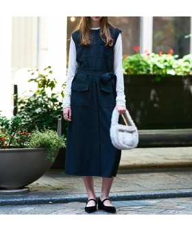 【ドレステリア/DRESSTERIOR】の【洗える/前開きボタン】ウォッシャブルツイードライクワンピース 人気、トレンドファッション・服の通販 founy(ファニー) ファッション Fashion レディースファッション Fashion for Women ワンピース Dresses ウォッシャブル Machine Washable 洗える Machine Washable 秋 Autumn スマート Smart, Elegant ツイード Twill, Twill Weave フリンジ Fringe, Tassel ポケット Pocket, Pocket Detail マニッシュ Mannish, Boyish リボン Ribbon, Bow ロング Long, Long-Length おすすめ Recommended / Our Picks エレガント 上品 Elegant |ID:prp329100004815613