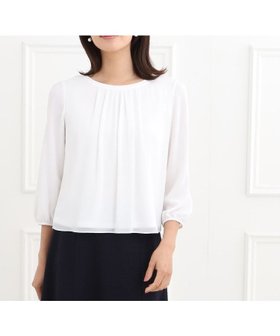 【リフレクト/Reflect】の【マシンウォッシュ可】ピンタックブラウス 人気、トレンドファッション・服の通販 founy(ファニー) ファッション Fashion レディースファッション Fashion for Women トップス・カットソー Cut & Sew Tops シャツ・ブラウス・オフィスカジュアル Elegant Blouses & Button-Ups インナー Innerwear エレガント 上品 Elegant シルク Silk, 100% Silk スマート Smart, Elegant セットアップ Set-Up, Coordinated Outfit ビジネス 仕事 通勤 Business / Work / Commuting |ID:prp329100004815617