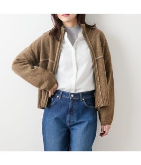 【ニューヨーカー/NEWYORKER】のネップミックス天竺 ダブルジップニットブルゾン 人気、トレンドファッション・服の通販 founy(ファニー) ファッション Fashion レディースファッション Fashion for Women アウター Coat / Outerwear Collection ブルゾンジャケット・スポーティアウター Blouson Jackets トップス・カットソー Cut & Sew Tops ニット Knit Tops & Sweaters イタリア Italy 秋 Autumn カーディガン Cardigan, Knitwear コンパクト Compact, Small Size ショルダー Shoulder, Shoulder Strap ダブル Double, Double-Breasted ツイード／ツィード Choker, Choker Necklace ドロップ Drop Shoulder, Dropped Style ネップ Nepp, Slub Yarn ブルゾン Blouson, Bomber Jacket ミックス Mix, Mixed Style リラックス Relax, Relaxed Fit 冬 Winter / This Winter A/W・秋冬 Autumn/Winter おすすめ Recommended / Our Picks |ID:prp329100004815639