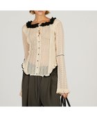 【プランク プロジェクト/PRANK PROJECT】のクロシェライク2WAYカーディガン / Crochet-Like 2-Way Cardigan 人気、トレンドファッション・服の通販 founy(ファニー) ファッション Fashion レディースファッション Fashion for Women トップス・カットソー Cut & Sew Tops カーディガン・羽織り Layered Style Cardigans カーディガン Cardigan, Knitwear デコルテ Décolleté, Neckline フリル Frill, Ruffle レース Lace, Lace Fabric thumbnail BGE|ID: prp329100004815641 ipo3291000000034977304