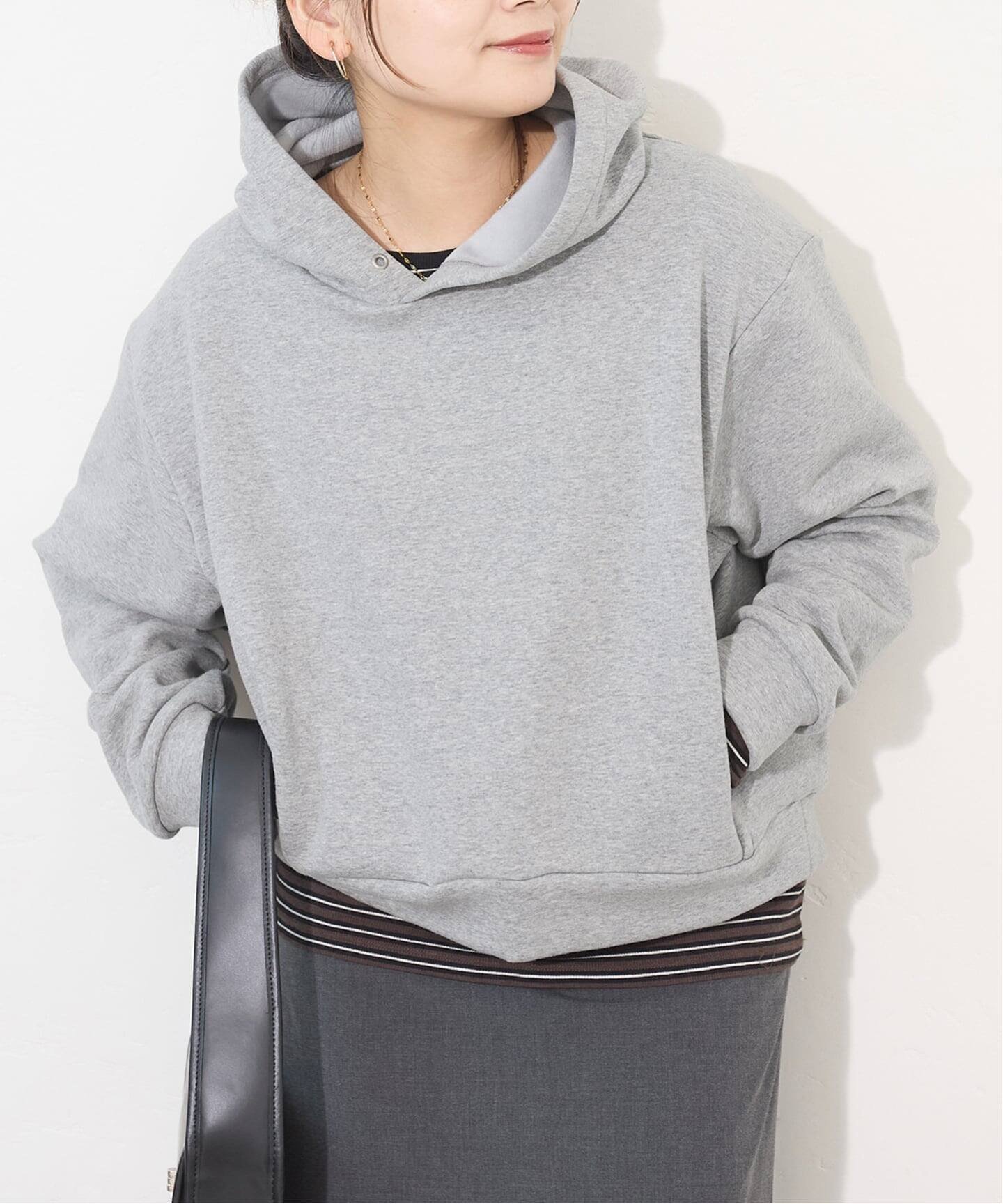 【ジャーナルスタンダード/JOURNAL STANDARD】のBOMBER HEAT HOODIE インテリア・キッズ・メンズ・レディースファッション・服の通販 founy(ファニー) 　ファッション　Fashion　レディースファッション　Fashion for Women　コンパクト　Compact, Small Size　ストレッチ　Stretch, Stretchy Fabric　ポケット　Pocket, Pocket Detail　人気　Popular, Best Seller　グレーA|ID: prp329100004815646 ipo3291000000034977329