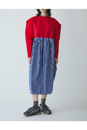 【ヘリンドットサイ/HeRIN.CYE】のDocking shirt dress 人気、トレンドファッション・服の通販 founy(ファニー) ファッション Fashion レディースファッション Fashion for Women トップス・カットソー Cut & Sew Tops シャツ・ブラウス・オフィスカジュアル Elegant Blouses & Button-Ups ワンピース Dresses フォーマル・パーティードレス・結婚式用ドレス Elegant & Casual Dresses ドッキング Docking, Mixed Material 定番 Standard, Basic Item |ID:prp329100004815647
