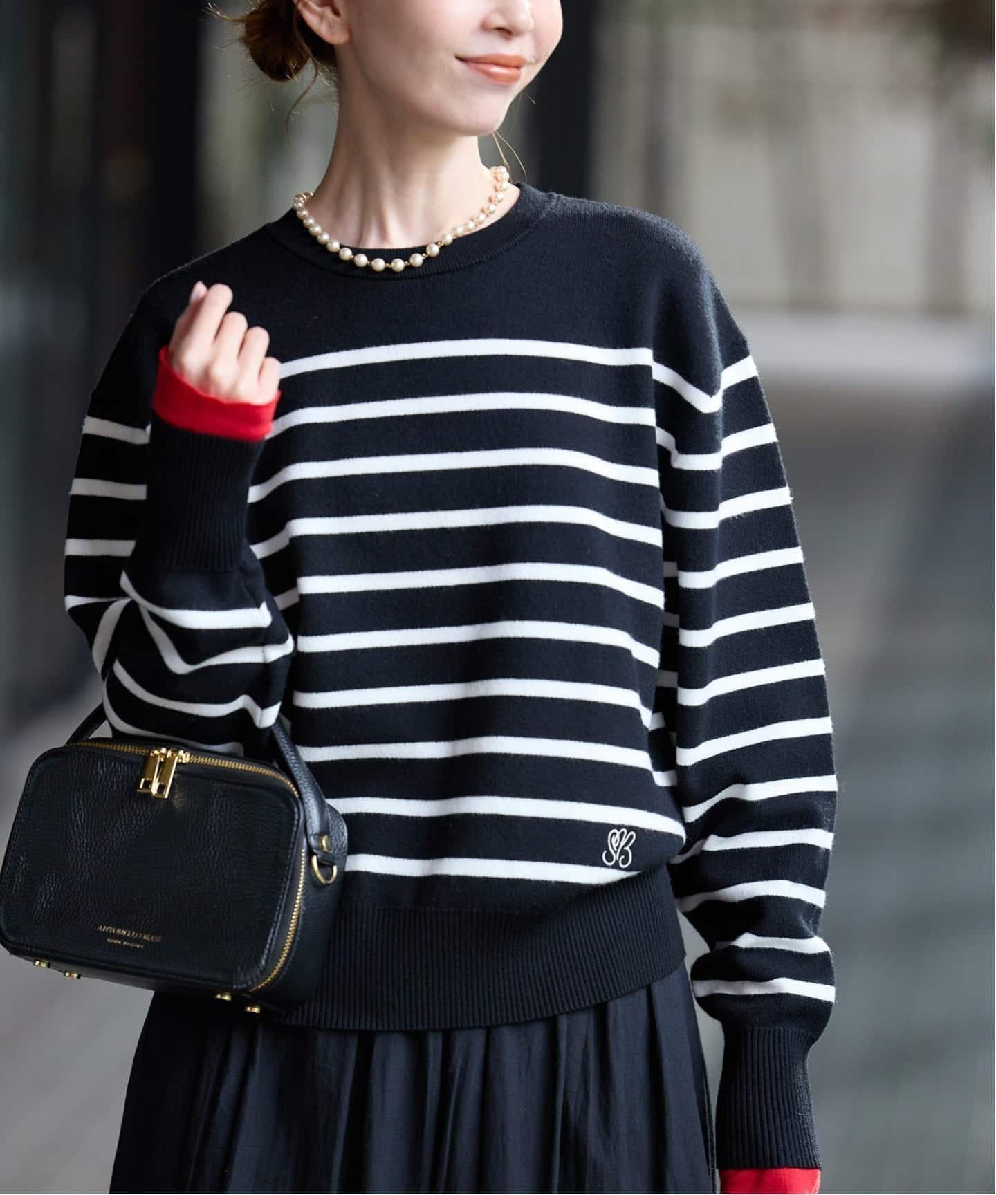 【スローブ イエナ/SLOBE IENA】のパネルボーダーニット 人気、トレンドファッション・服の通販 founy(ファニー) ファッション Fashion レディースファッション Fashion for Women トップス・カットソー Cut & Sew Tops ニット Knit Tops & Sweaters 2025年 2025 2025-2026秋冬・A/W Autumn/Winter 2025–26 AW25–26 おすすめ Recommended / Our Picks インナー Innerwear フレア Flare, Flared ボーダー Border, Stripe モノトーン Monotone, Black and White レース Lace, Lace Fabric エレガント 上品 Elegant 冬 Winter / This Winter 洗える Machine Washable other-1|ID: prp329100004815656 ipo3291000000034977446