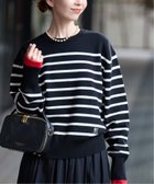 【スローブ イエナ/SLOBE IENA】のパネルボーダーニット 人気、トレンドファッション・服の通販 founy(ファニー) ファッション Fashion レディースファッション Fashion for Women トップス・カットソー Cut & Sew Tops ニット Knit Tops & Sweaters 2025年 2025 2025-2026秋冬・A/W Autumn/Winter 2025–26 AW25–26 おすすめ Recommended / Our Picks インナー Innerwear フレア Flare, Flared ボーダー Border, Stripe モノトーン Monotone, Black and White レース Lace, Lace Fabric エレガント 上品 Elegant 冬 Winter / This Winter 洗える Machine Washable thumbnail ブラック|ID: prp329100004815656 ipo3291000000034977447