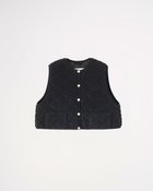 【トラディショナル ウェザーウェア/TWW / Traditional Weatherwear】のARKLEY GILET ECO FUR 人気、トレンドファッション・服の通販 founy(ファニー) ファッション Fashion レディースファッション Fashion for Women アウター Coat / Outerwear Collection トップス・カットソー Cut & Sew Tops ベスト&ジレ / 重ね着スタイル Vests & Gilets コンパクト Compact, Small Size コーデュロイ Corduroy, Cord Fabric ドット Polka Dot, Dot Pattern パイピング Piping, Trim Design フォルム Silhouette, Form ムートン Shearling, Mouton リュクス Luxury, Elegant, High-End, Chic thumbnail ブラック|ID: prp329100004815658 ipo3291000000034977469