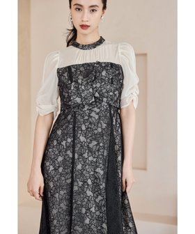 【ビーフラット/bflat】のフラワーレースノットデザインドレス パーティードレス オケージョンドレス 結婚式 人気、トレンドファッション・服の通販 founy(ファニー) ファッション Fashion レディースファッション Fashion for Women ワンピース Dresses フォーマル・パーティードレス・結婚式用ドレス Elegant & Casual Dresses オーガンジー Organza Fabric ギャザー Gathered, Ruffled デコルテ Décolleté, Neckline ドレス Dress, One-Piece フラワー Flower, Floral フレア Flare, Flared レース Lace, Lace Fabric おすすめ Recommended / Our Picks 結婚式 Wedding 披露宴 Wedding Reception 二次会 After Party |ID:prp329100004815663