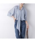 【ナノ ユニバース/nano universe】のドビードットリボンタイブラウス 人気、トレンドファッション・服の通販 founy(ファニー) ファッション Fashion レディースファッション Fashion for Women トップス・カットソー Cut & Sew Tops シャツ・ブラウス・オフィスカジュアル Elegant Blouses & Button-Ups ウォッシャブル Machine Washable オケージョン Occasion Wear 春 Spring ギャザー Gathered, Ruffled ジャケット Jacket, Outerwear デニム Denim, Jeans Material ドット Polka Dot, Dot Pattern フロント Front, Front Design リボン Ribbon, Bow ワイド Wide, Wide Fit おすすめ Recommended / Our Picks 2026年 2026 thumbnail ブルー|ID: prp329100004815673 ipo3291000000034977637