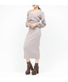 【ロイヤルパーティー/ROYAL PARTY】のニットアンサンブルタイトワンピース 人気、トレンドファッション・服の通販 founy(ファニー) ファッション Fashion レディースファッション Fashion for Women ワンピース Dresses アンサンブル Ensemble Set カーディガン Cardigan, Knitwear スリーブ Sleeve, Long Sleeve / Short Sleeve フロント Front, Front Design 秋 Autumn thumbnail グレー|ID: prp329100004815682 ipo3291000000034977710