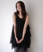 【エイミーイストワール/eimy istoire】のリブタンクセットボリュームチュールチュニック 人気、トレンドファッション・服の通販 founy(ファニー) ファッション Fashion レディースファッション Fashion for Women トップス・カットソー Cut & Sew Tops インナー Innerwear 軽量 Lightweight, Ultra Light ショート Short, Short Length スキニーデニム Skinny Jeans, Slim Jeans ストレッチ Stretch, Stretchy Fabric チュニック Tunic, Long Top チュール Tulip, Tulip Motif ドレープ Drape, Draping Fabric バランス Balance, Style Balance フェミニン Feminine, Girly フリル Frill, Ruffle マーメイド Mermaid, Fishtail Silhouette ランダム Random, Irregular 再入荷 Restock / Back in Stock thumbnail BLACK|ID: prp329100004815685 ipo3291000000034977740