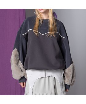 【アウラアイラ/AULA AILA】のWESTERN DETAIL PULLOVER 人気、トレンドファッション・服の通販 founy(ファニー) ファッション Fashion レディースファッション Fashion for Women トップス・カットソー Cut & Sew Tops カジュアルプルオーバー・ニットトップス Pullovers & Knit Tops / Casual Pullovers 2025年 2025 2025-2026秋冬・A/W Autumn/Winter 2025–26 AW25–26 冬 Winter / This Winter ウエスタン Western Style スウェット / スエット Sweatshirt, Sweatwear ドローコード Drawcord, Drawstring Cord パイピング Piping, Trim Design ボンディング Bonding, Bonded Fabric リラックス Relax, Relaxed Fit ルーズ Loose, Oversized |ID:prp329100004815688