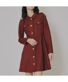 【レディアゼル/REDYAZEL】のエンブレムボタンマイクロワッフルシャツワンピース 人気、トレンドファッション・服の通販 founy(ファニー) ファッション Fashion レディースファッション Fashion for Women ワンピース Dresses シャツワンピース / 1枚で着映えコーデ Shirt Dresses クラシカル Classical, Vintage-Inspired スリーブ Sleeve, Long Sleeve / Short Sleeve フィット Fit, Slim Fit フレア Flare, Flared ロング Long, Long-Length ワッフル Waffle, Waffle Knit エレガント 上品 Elegant 今季 This Season, Current Season A/W・秋冬 Autumn/Winter ビジネス 仕事 通勤 Business / Work / Commuting thumbnail レッド|ID: prp329100004815696 ipo3291000000034977857