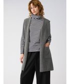 【マーコート/MARcourt】のmizuiro ind ベルト付きVネックジレ 人気、トレンドファッション・服の通販 founy(ファニー) ファッション Fashion レディースファッション Fashion for Women アウター Coat / Outerwear Collection トップス・カットソー Cut & Sew Tops ベスト&ジレ / 重ね着スタイル Vests & Gilets Vネックトップス V-Neck Tops / V-Cut Neckline Shirts ベルト&ウエストマーク Belts & Waist Accessories ノースリーブ Sleeveless, No-Sleeve ポケット Pocket, Pocket Detail 冬 Winter / This Winter 無地 Plain, Solid Color thumbnail グレー|ID: prp329100004815697 ipo3291000000034977861